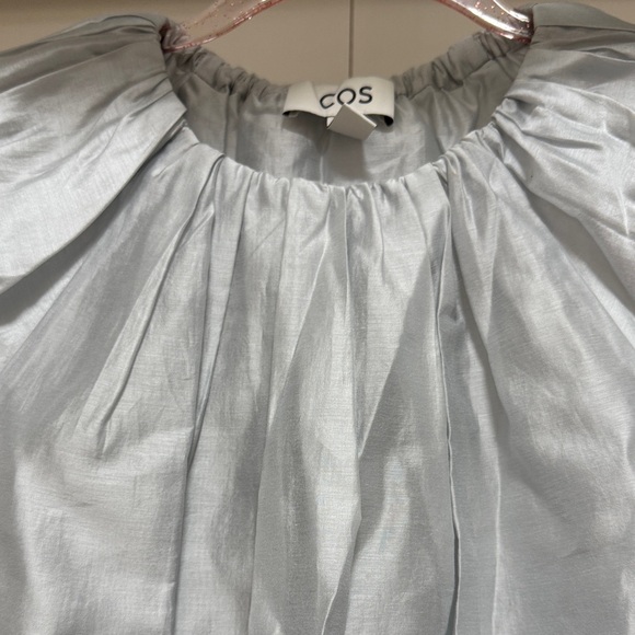 COS Women's Silver Blouse - Picture 3 of 6